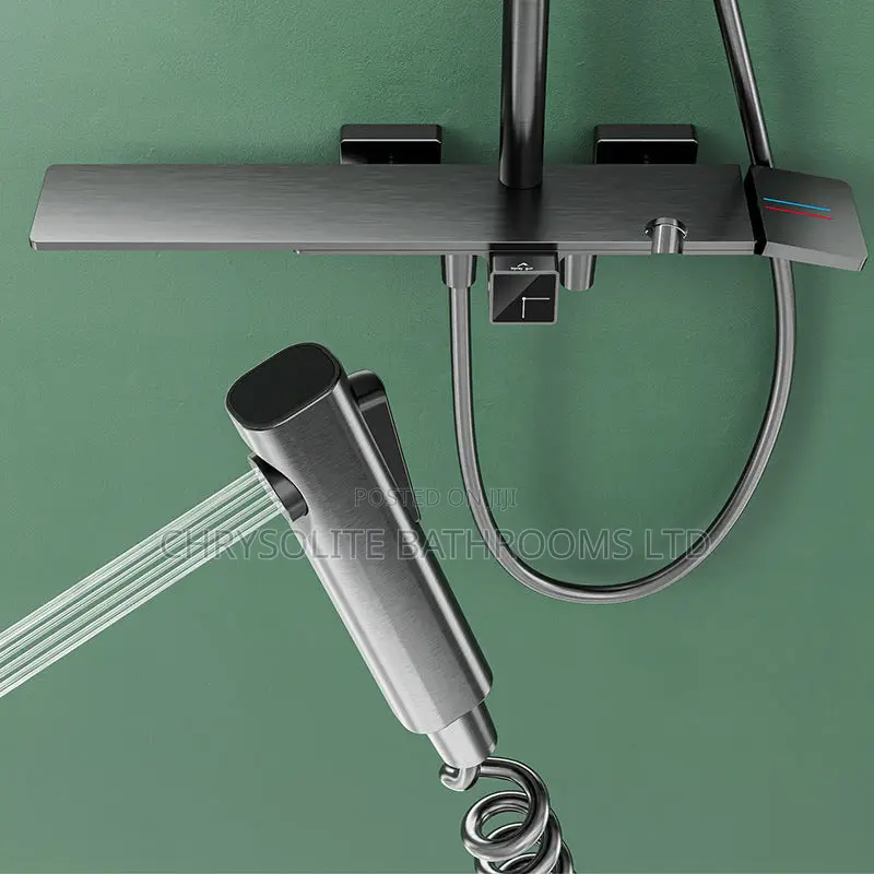 Gun-Grey Shower Mixer