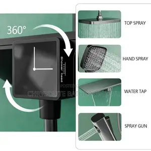 Gun-Grey Shower Mixer