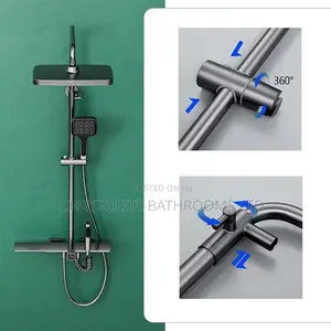 Gun-Grey Shower Mixer