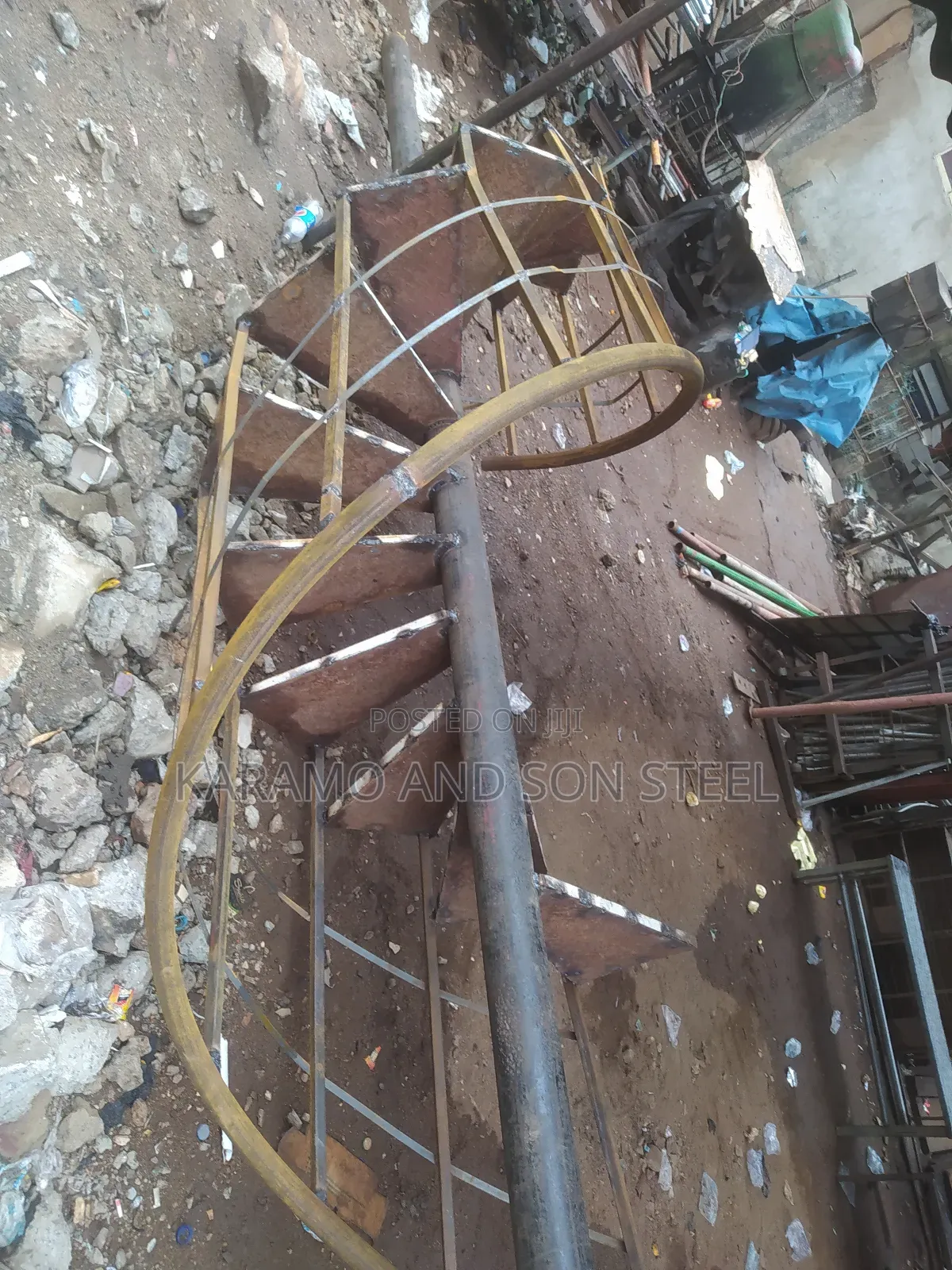 Iron Spiral and Steps