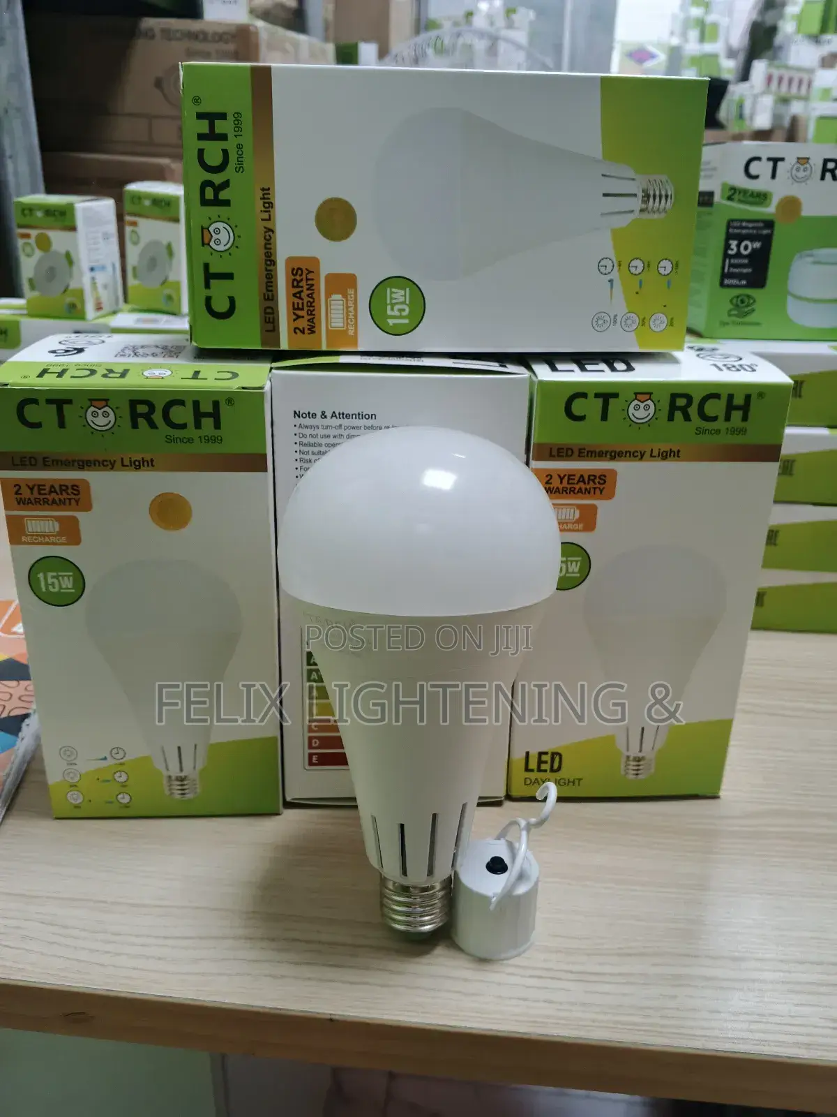 Ctorch 15w Rechargeable Bulb (Emergency Light)