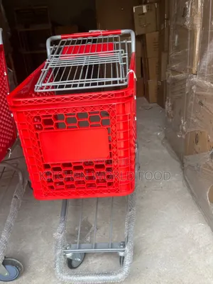Heavy Duty 100l Supermarket Trolley With Carrier