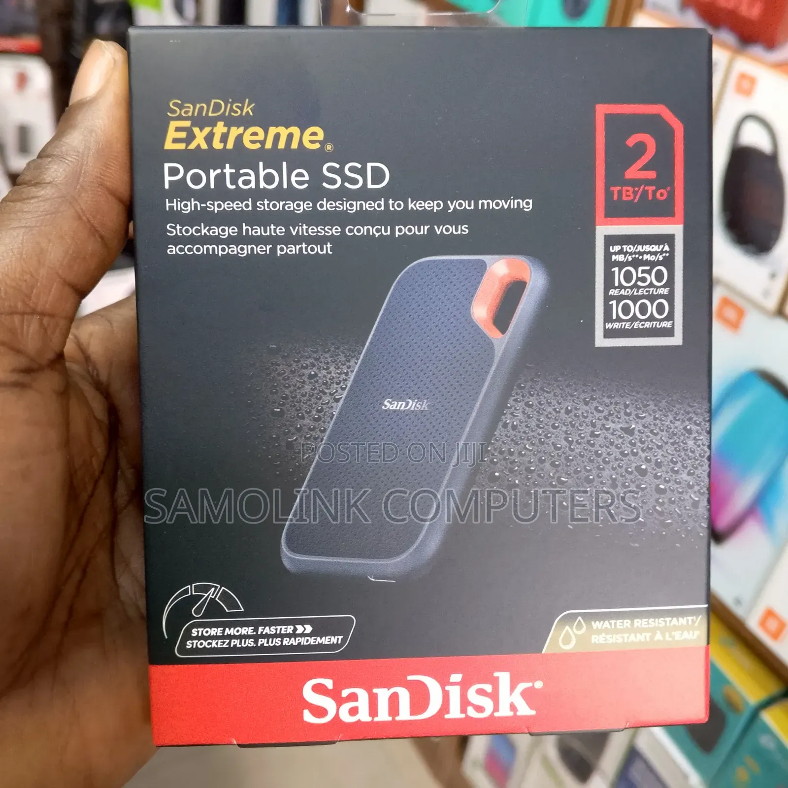 Sandisk Extreme Portable SSD 2tb Up to Weite