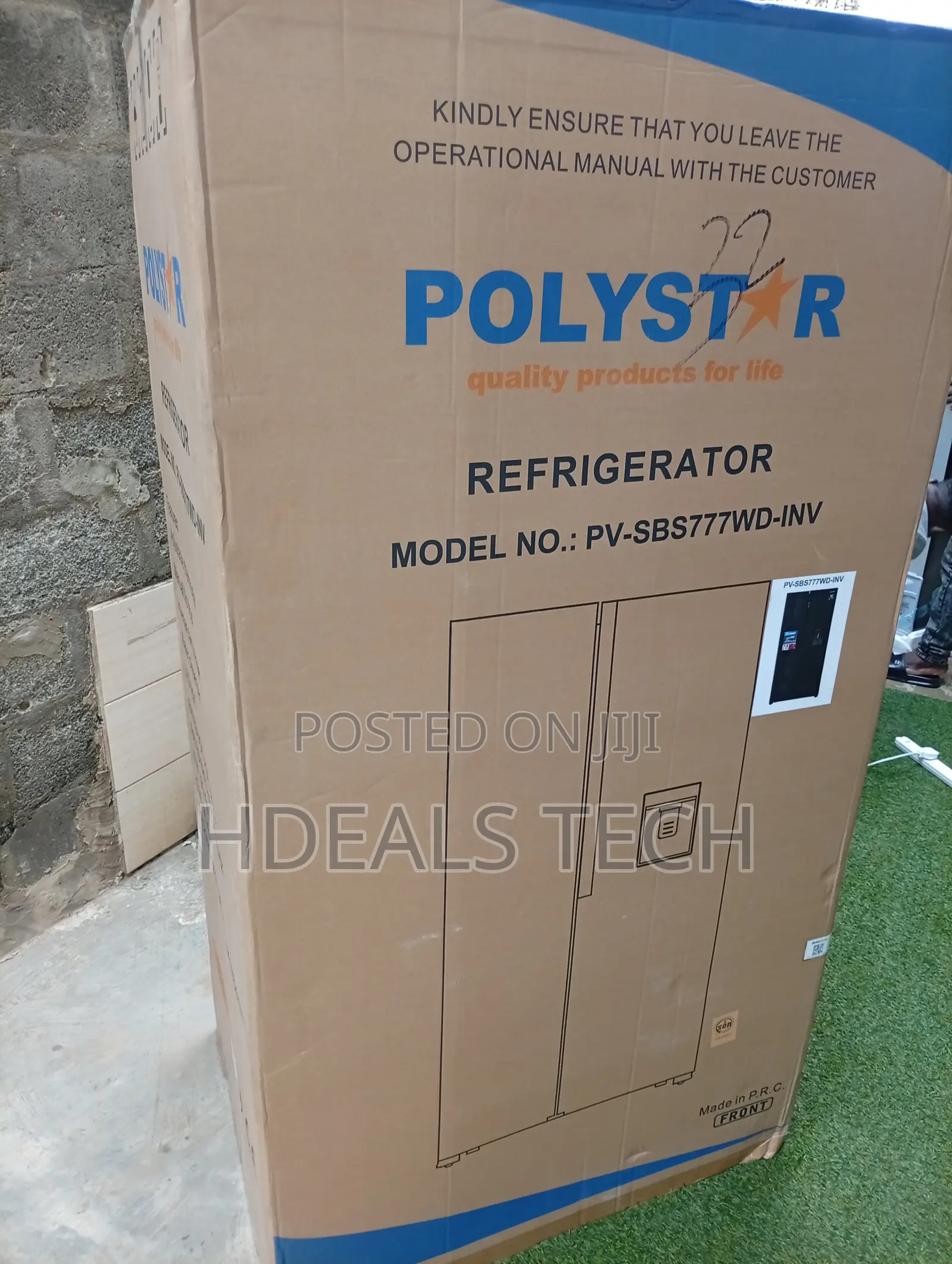 Polystar Frost Guard Inverter Side-by-Side Refrigerator