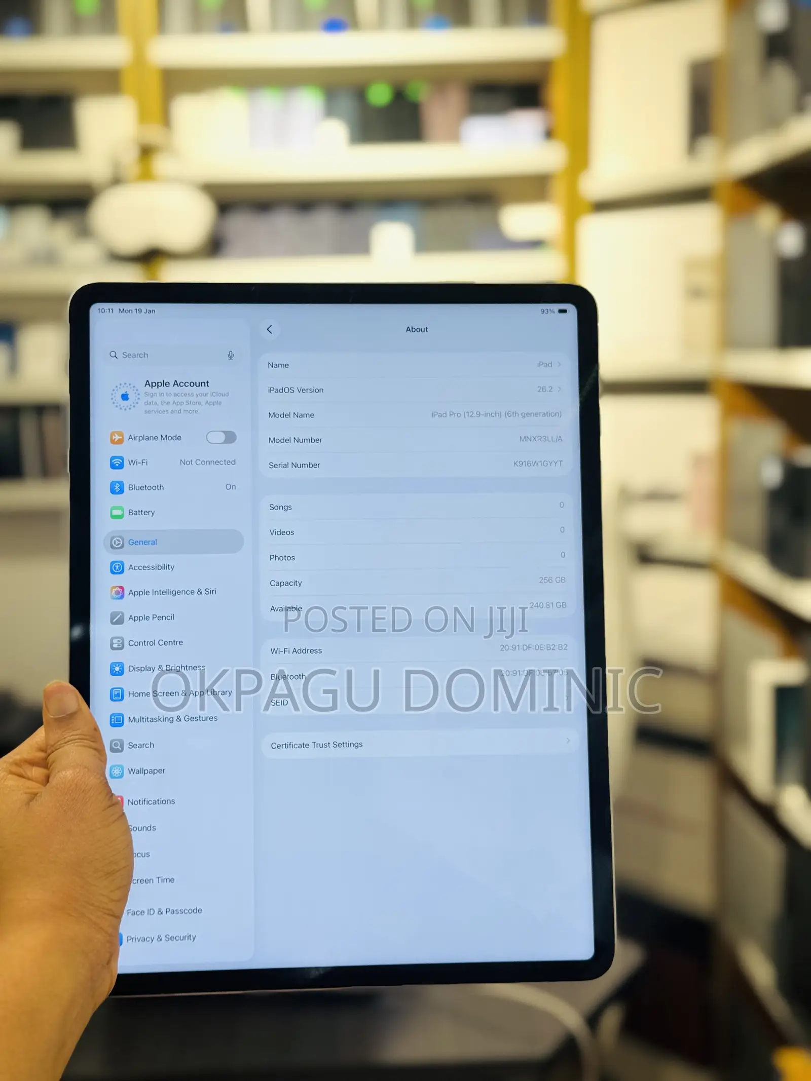 Apple iPad Pro (2022) 256 GB Gray