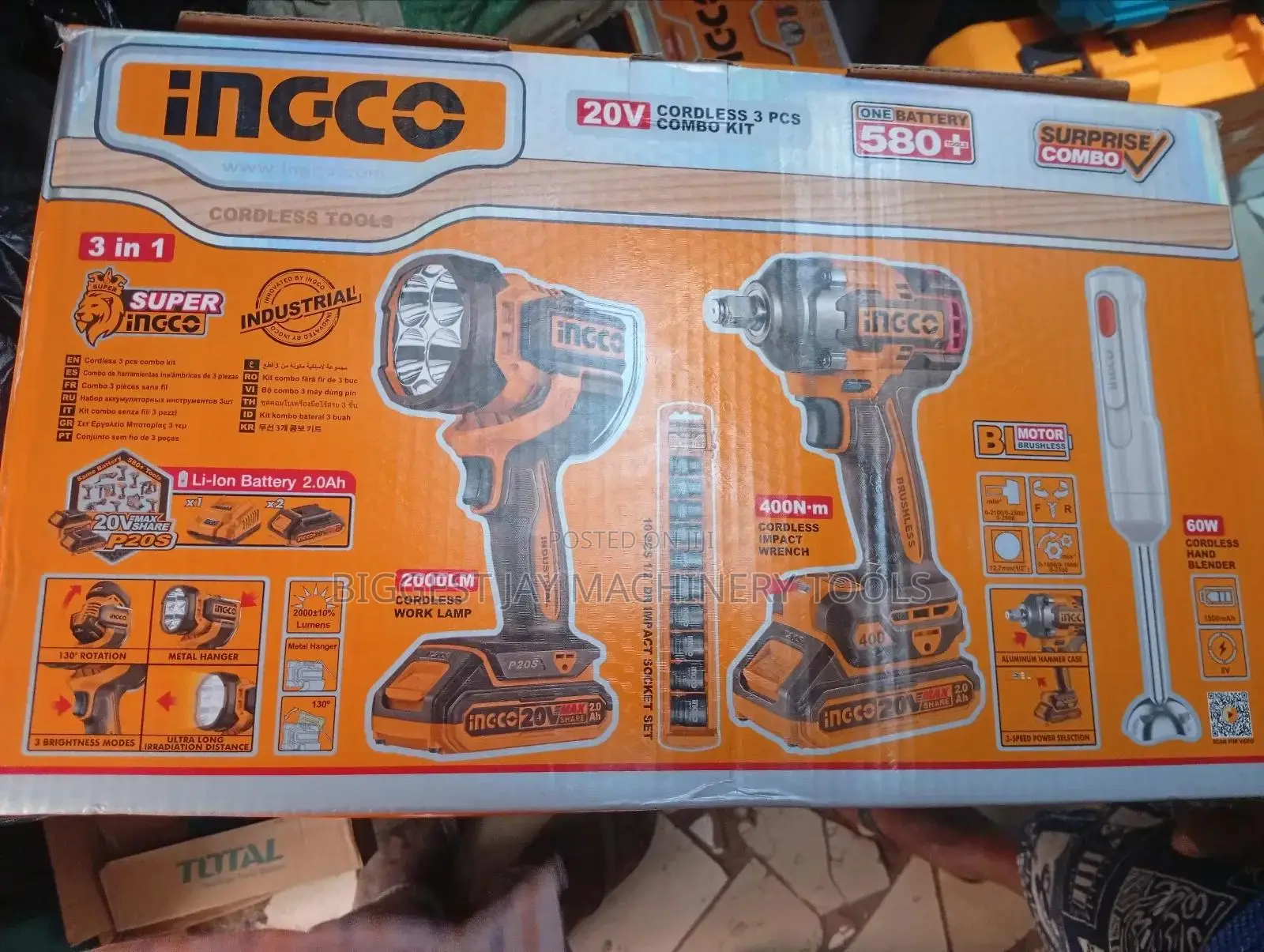 Impact Wrench Cordless Combo