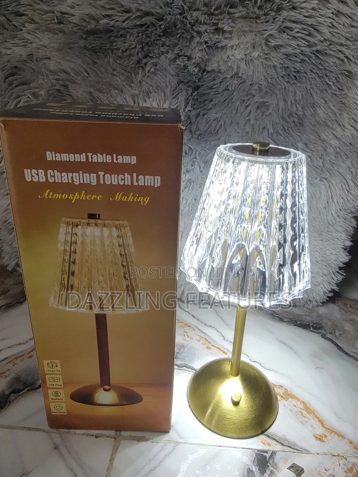 Diamond Table Lamp