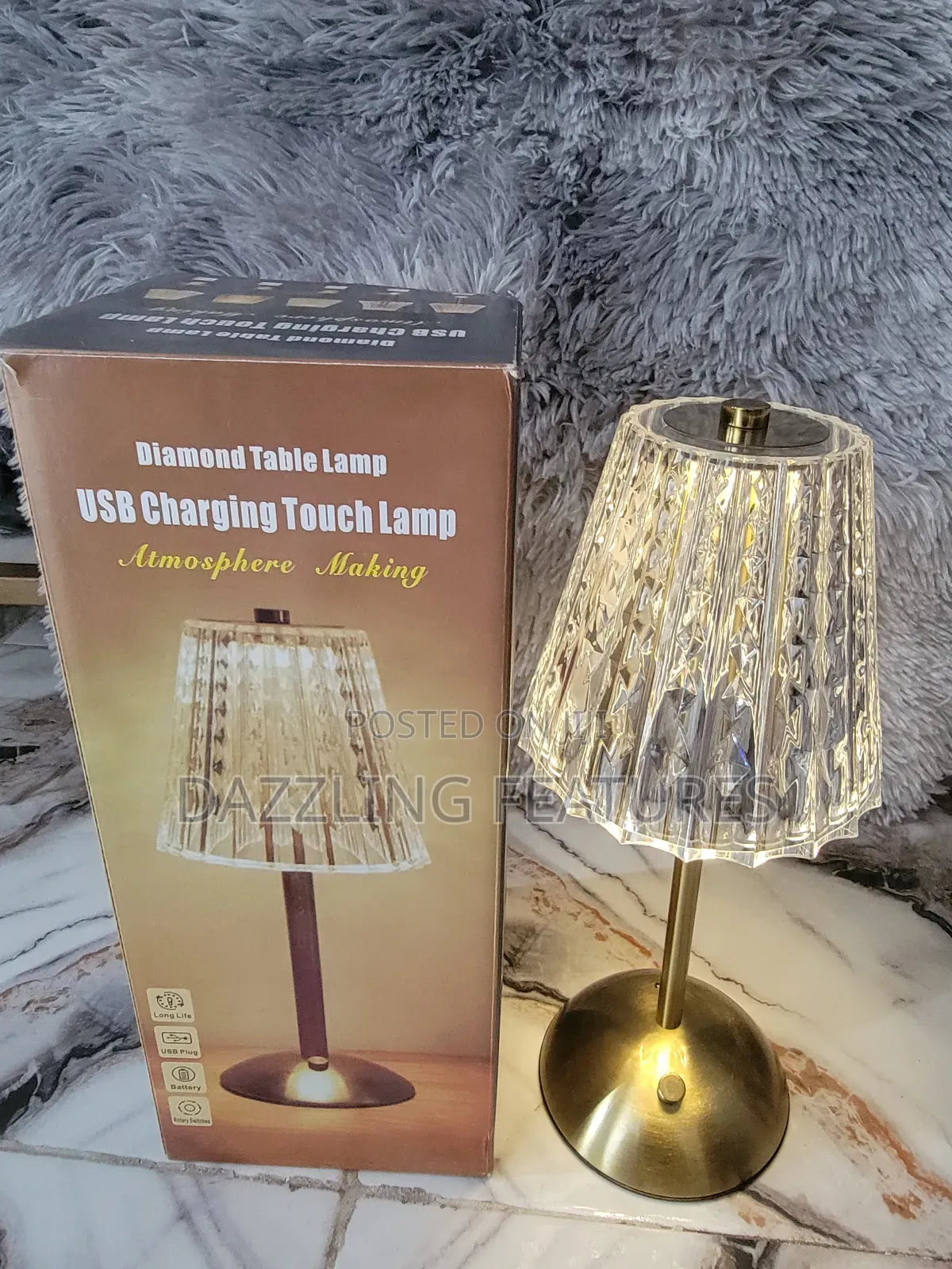 Diamond Table Lamp