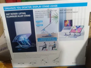 360 Rotatory Aluminum Laptop Stand