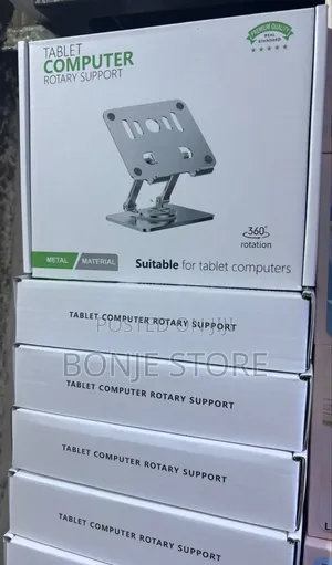 Foldable 360 Degree Metal Tablet Stand
Colour: Silver, Grey, Black