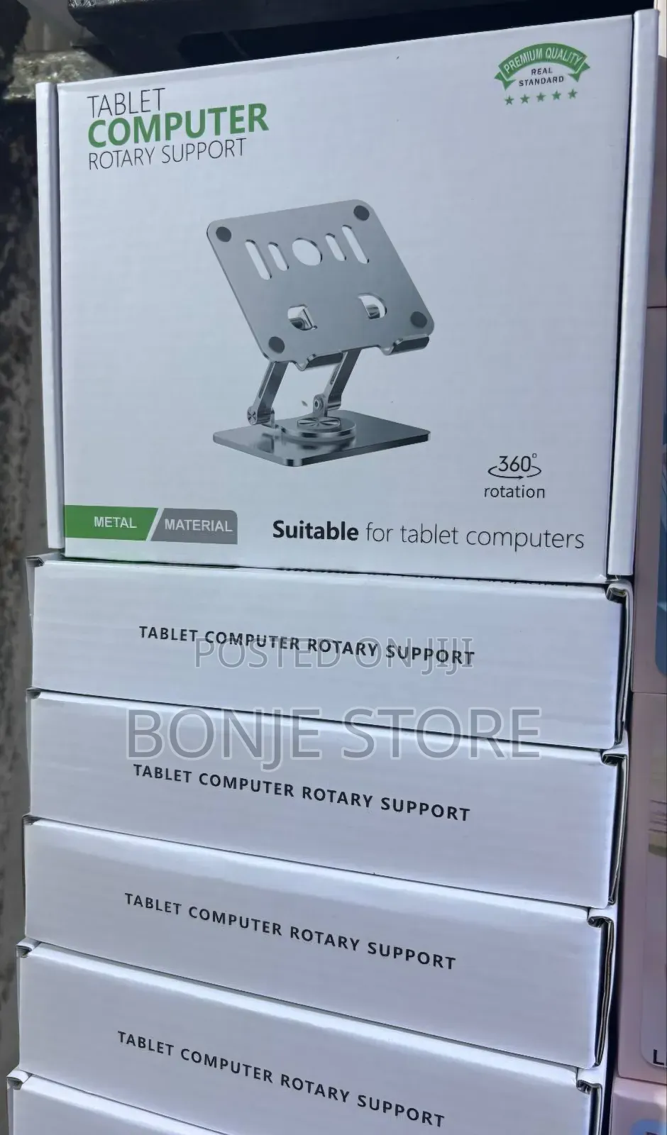 Foldable 360 Degree Metal Tablet Stand
Colour: Silver, Grey, Black