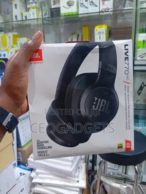 Jbl Live 770nc Noise Cancelling Headset - Black