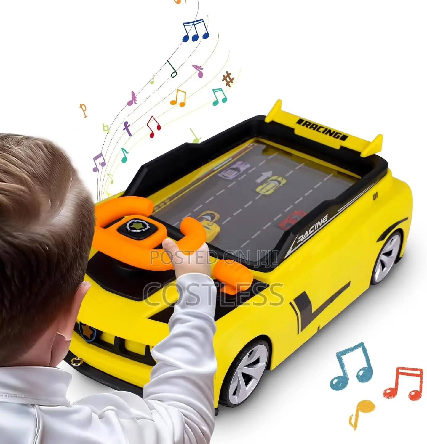 Adventure Racing Car Steering Wheel Toy for Kids