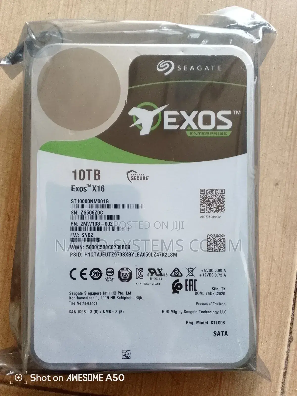 Seagate Exos Internal Hard Drive HDD Desktop