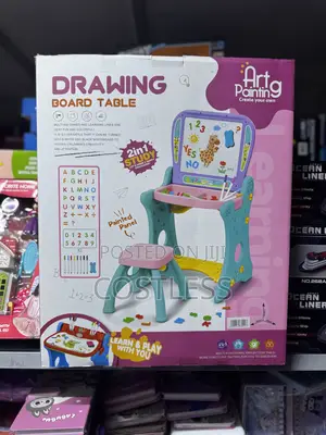 Children's 2-in-1 Drawing Board Table