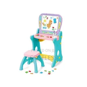 Children's 2-in-1 Drawing Board Table