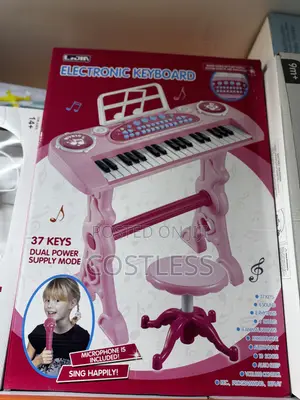 37-Key Electronic Keyboard Toy Set for Children.