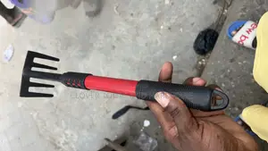Heavy Duty Hand Rake Cultivator Tiller Tool for Gardening