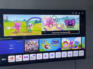 Lg 55 Inches Frameless