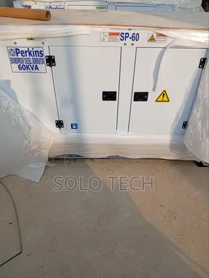 Brand New 60 Kva Perkins Soundproof Diesel Generator 100% Copper Coil