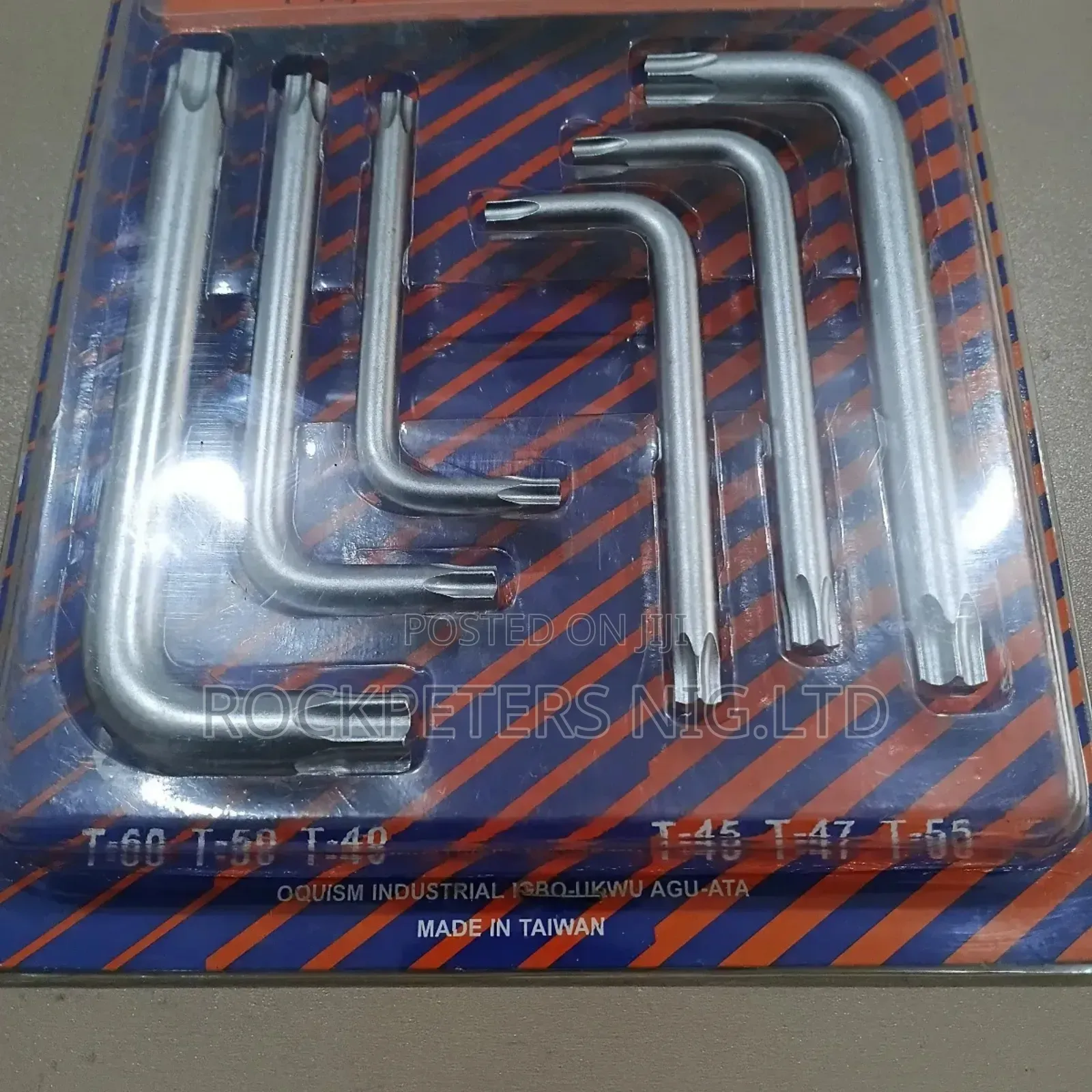 Oquism 6pc L-type Star Wrench Set