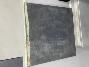 60x60 Black Carara Matte Floor Tile