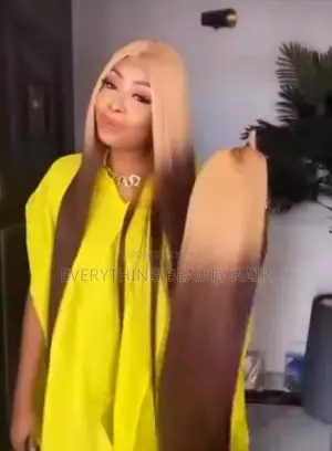 Two Tone Silky Straight Human Hair Blend