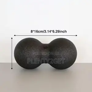 Fitness Massage Ball, Dual Long Rod Tennis Massager for Deep Tissue Ma