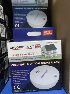Wireless Battery Smoke Detector (Fire Alarm) Chloride Uk