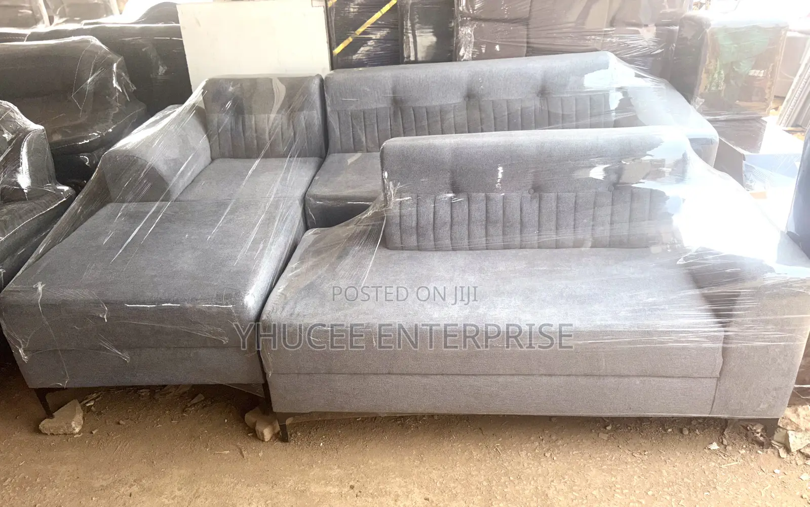 Quality L-Shaped Sofa Set