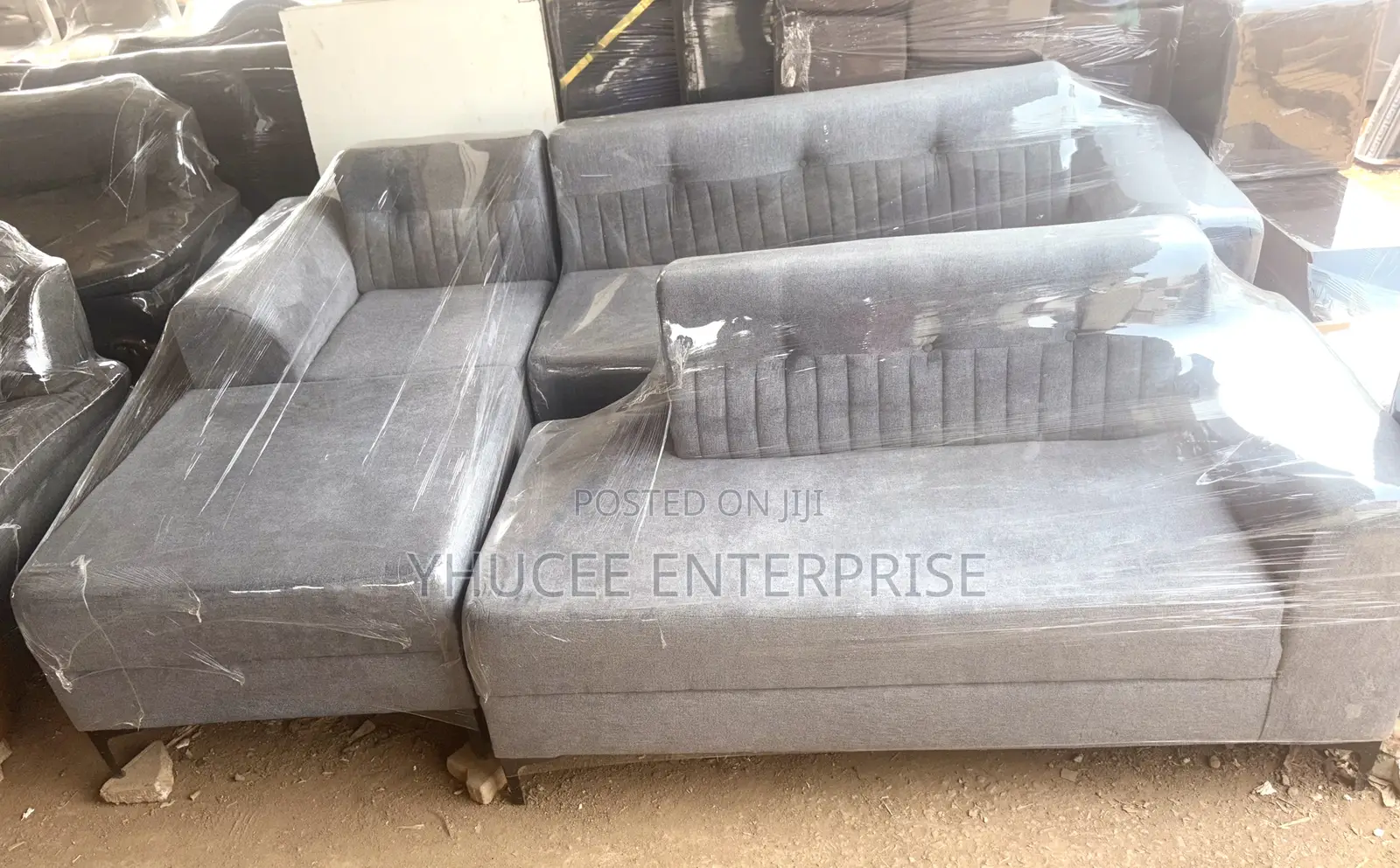 Quality L-Shaped Sofa Set