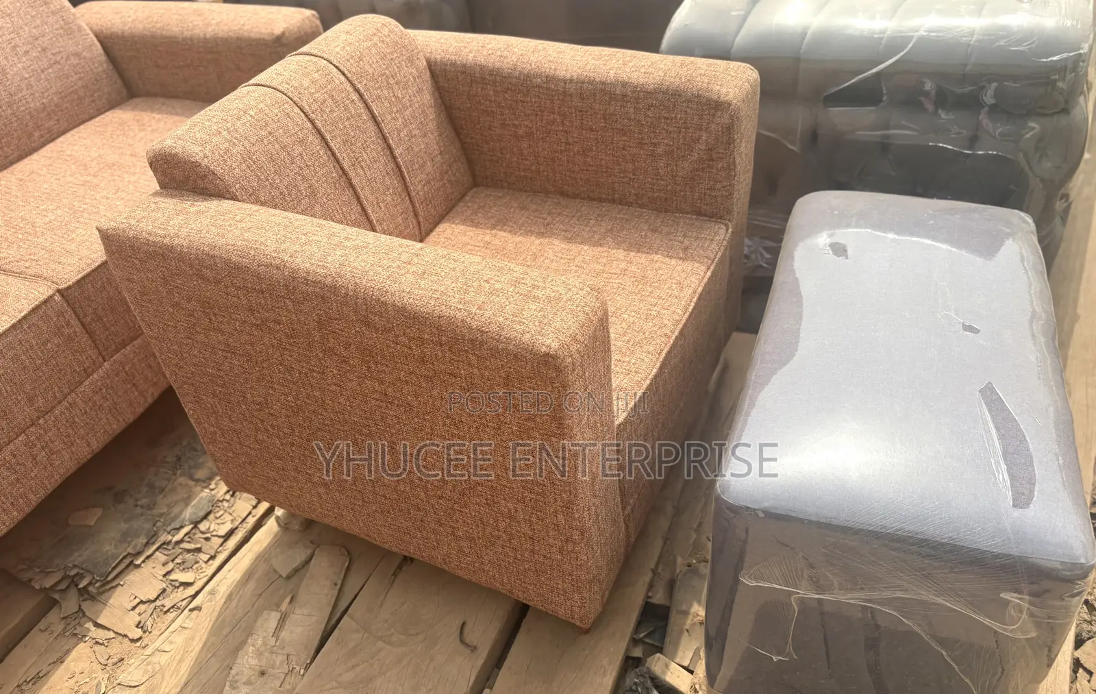 Functional L-Shaped Sofa Set