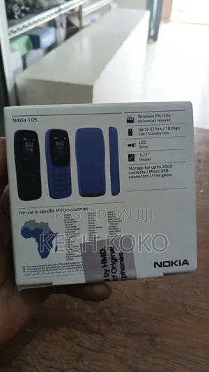 New Nokia 105 Black