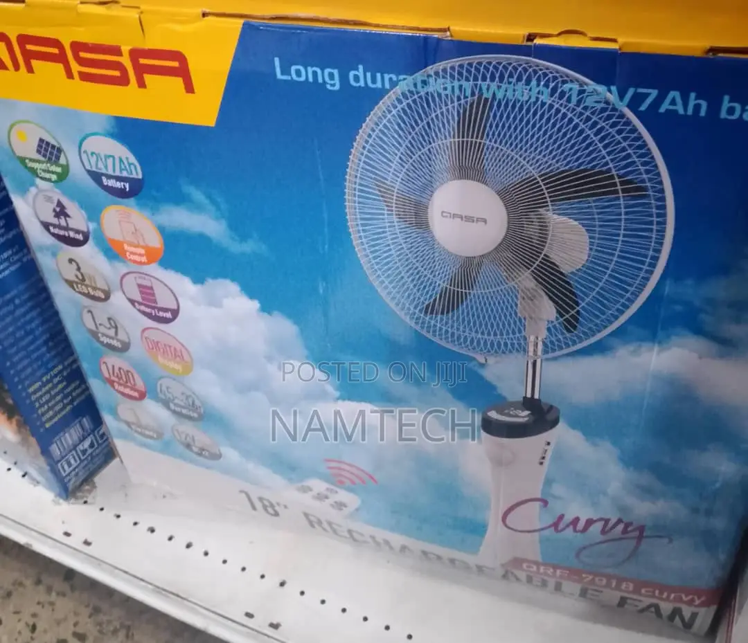 Qasa18'' Rechargable Fan QRF-7918