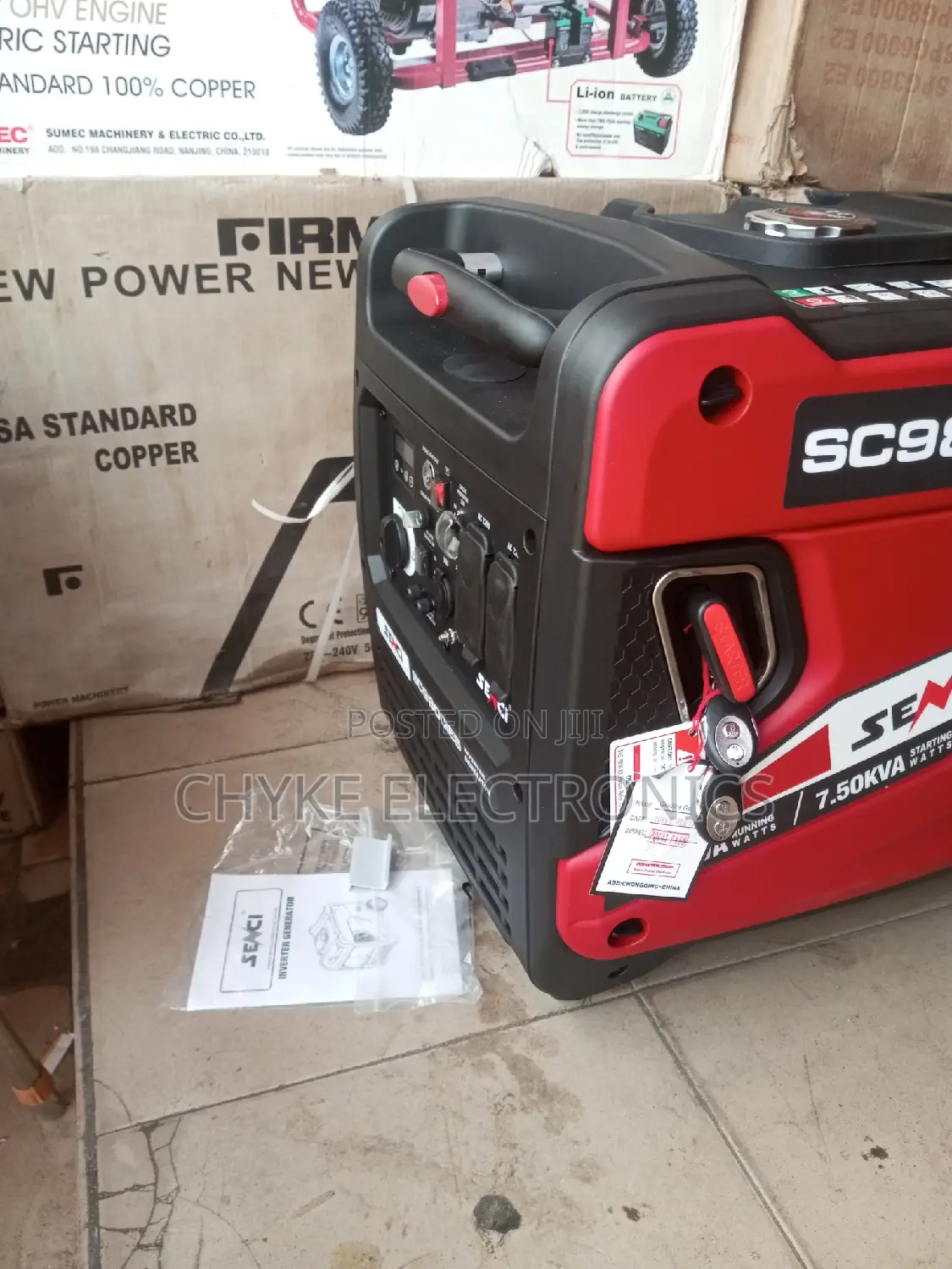 Senci Sc98000es Inverter Generator