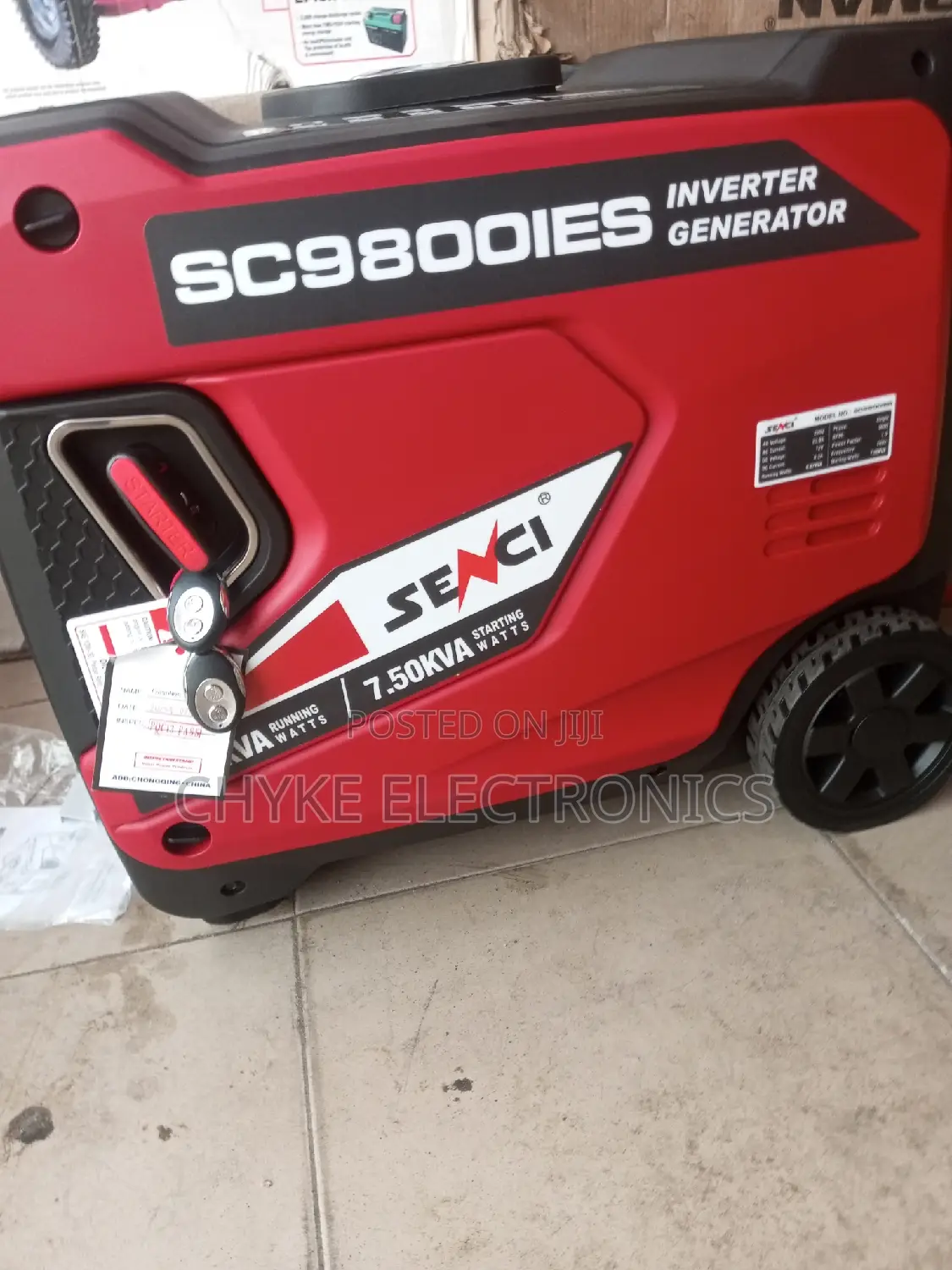 Senci Sc98000es Inverter Generator