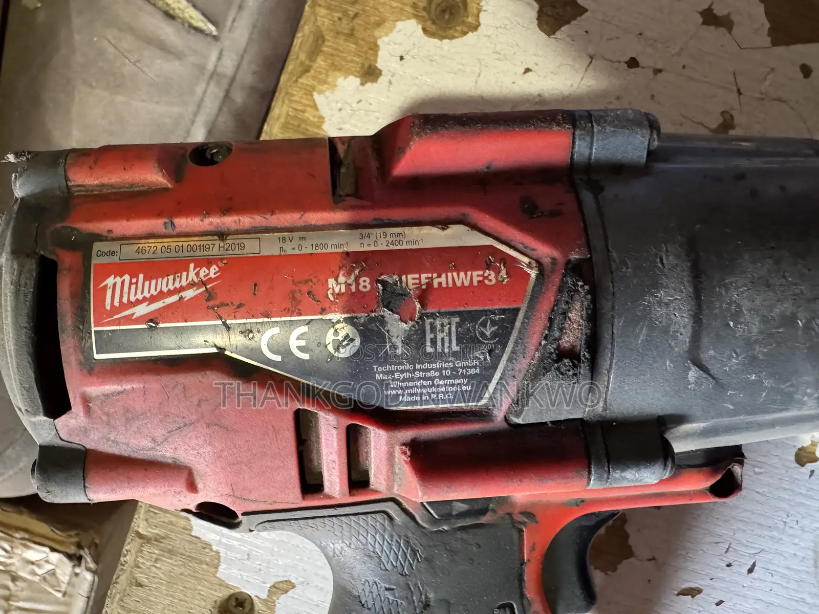 Milwaukee Impact Wrench Cordless