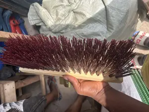 Hard Bristle Push Broom Head