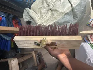 Hard Bristle Push Broom Head