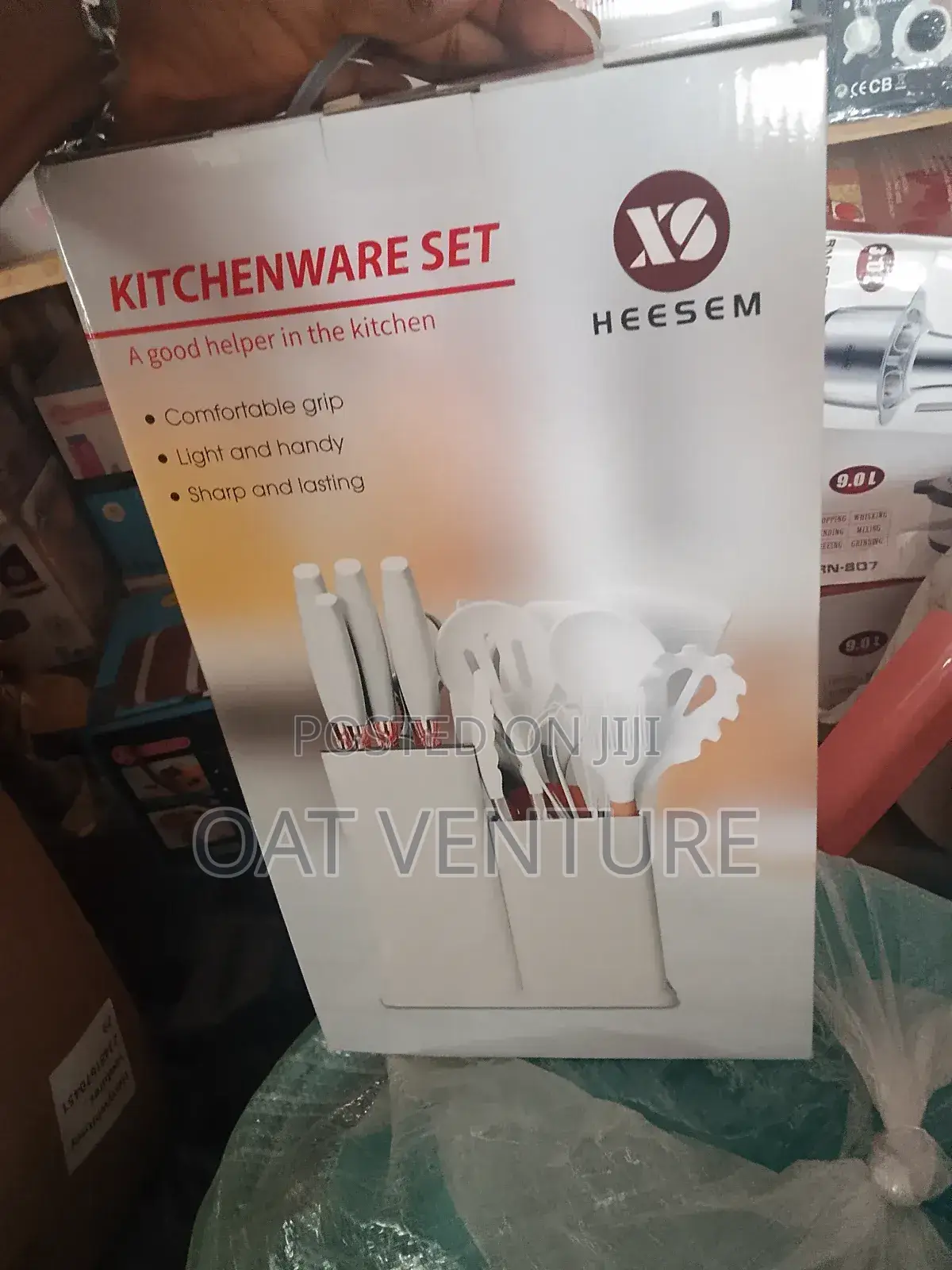 Heesem Luxury Kitchenware Set - Premium Knife Utensil Organizer