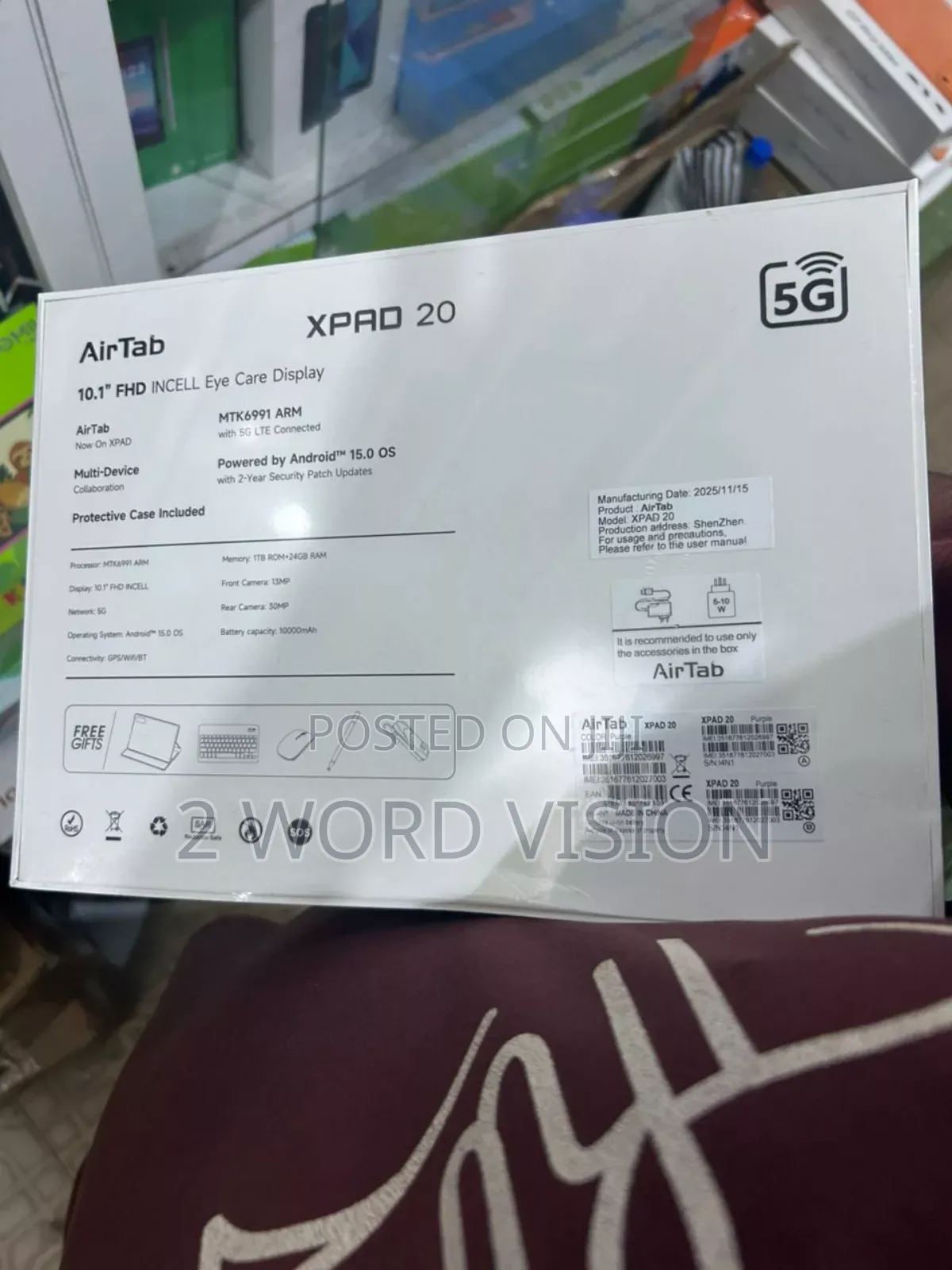 New AirTab Pro 5G 1 TB Black