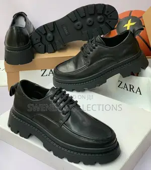 Luxury Zara Black Loafers for Men