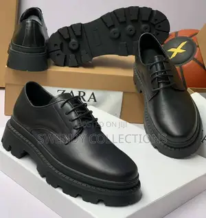 Luxury Zara Black Loafers for Men