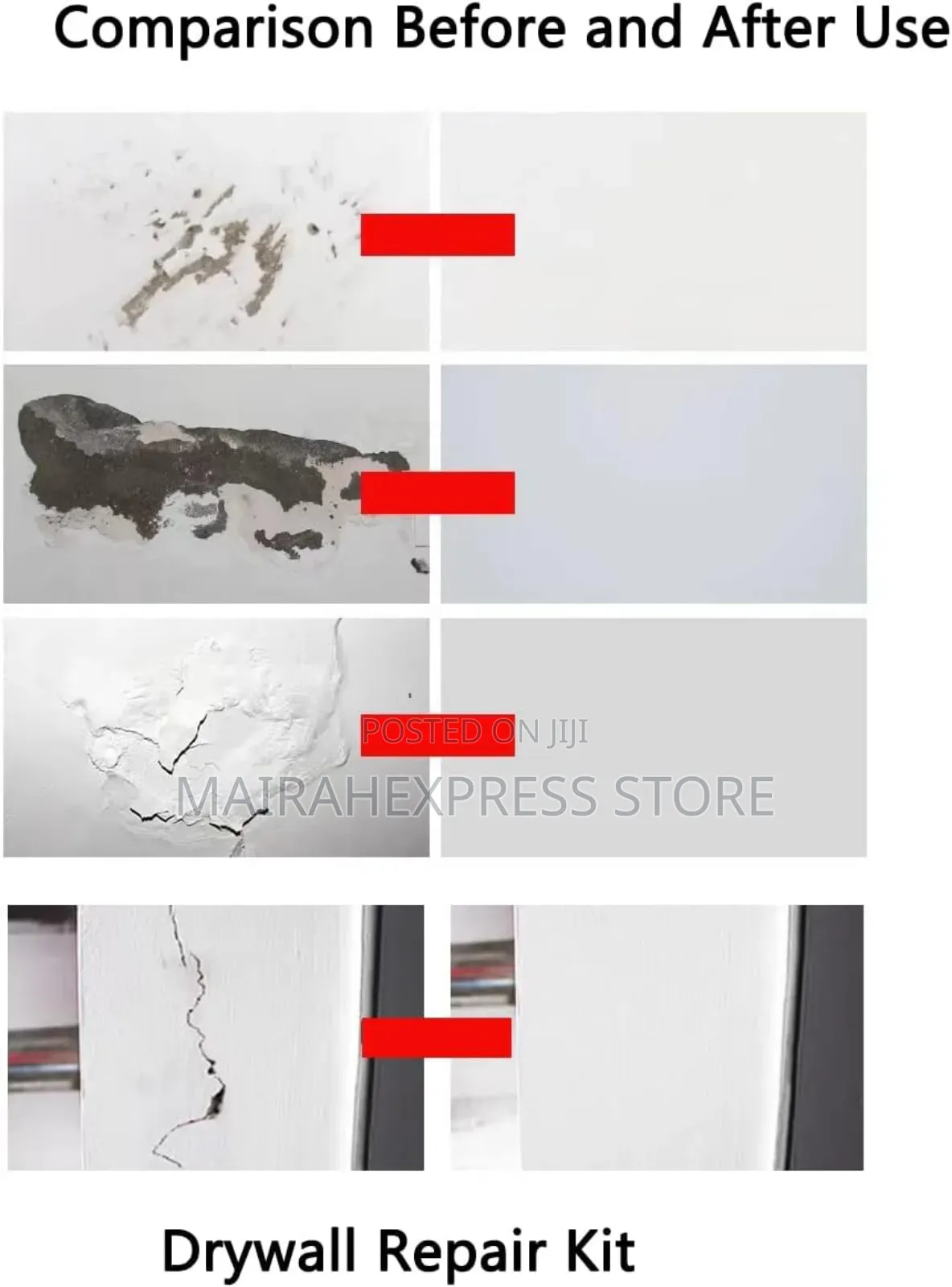 Wall Repair/Meding Patch Agent With Scraper