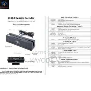 A Yl160 4in1 Multi Magnetic Card Reader Emv/ Ic Chip/Rfid/Psam Reader