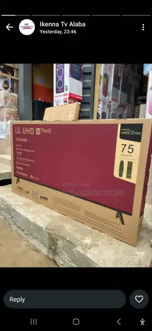 75 Inches Lg Smart Tv With Inbuilt Bluetooth Wifi Facebook And More