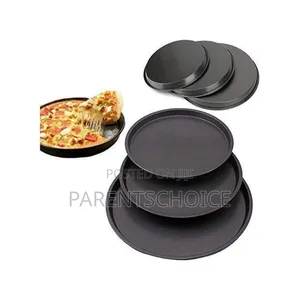 Big Set Non-Stick Cake Pizza Trays - 3pcs