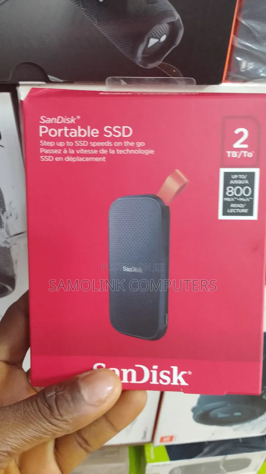 Sandisk Extreme Portable Ssd 2tb 3.1 Usb-c Usb 800mbs