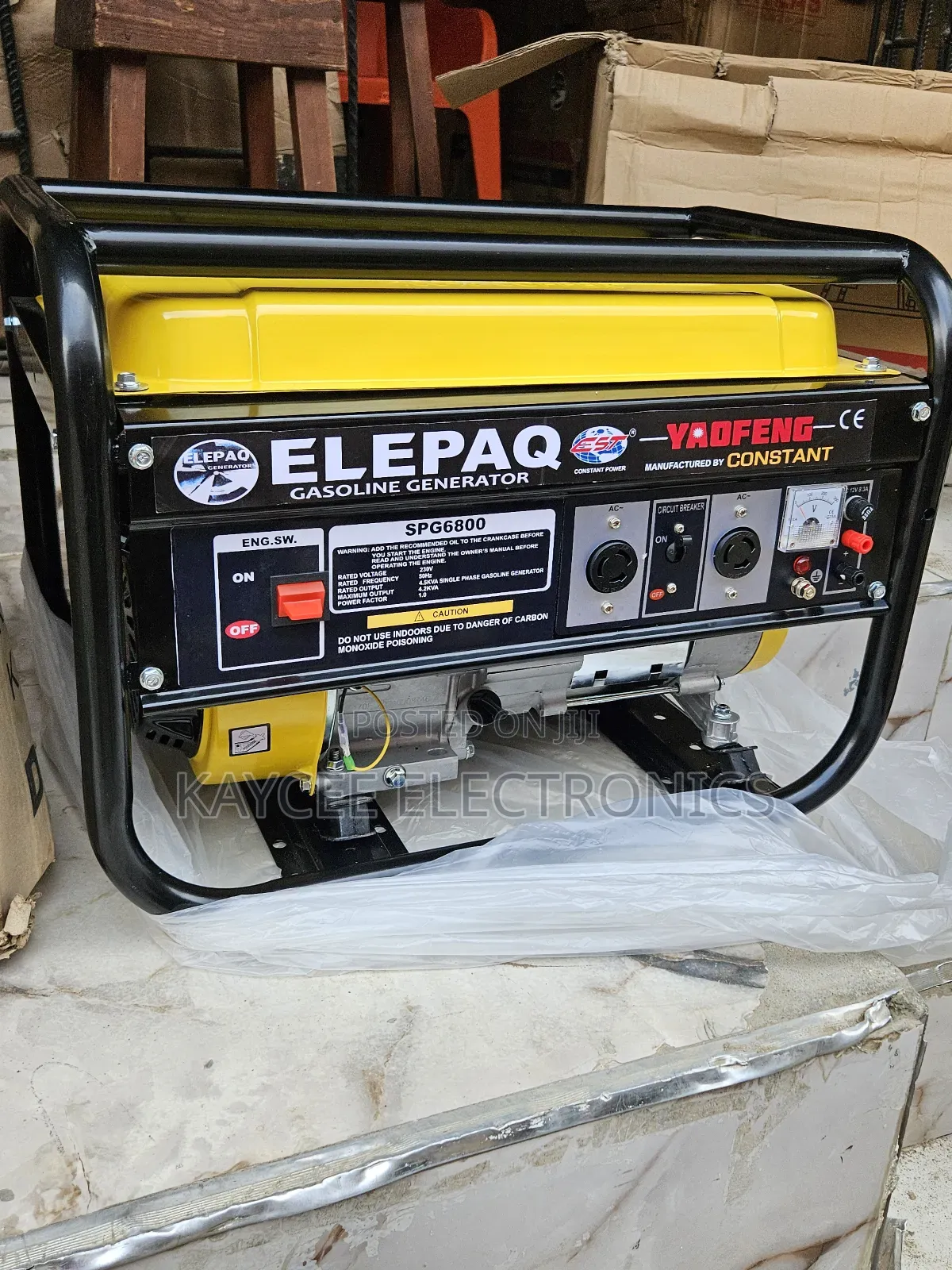 Elepaq 4.5kva Petorl Generator
