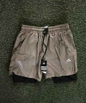 Adidas Gym Shorts With Inner Tights